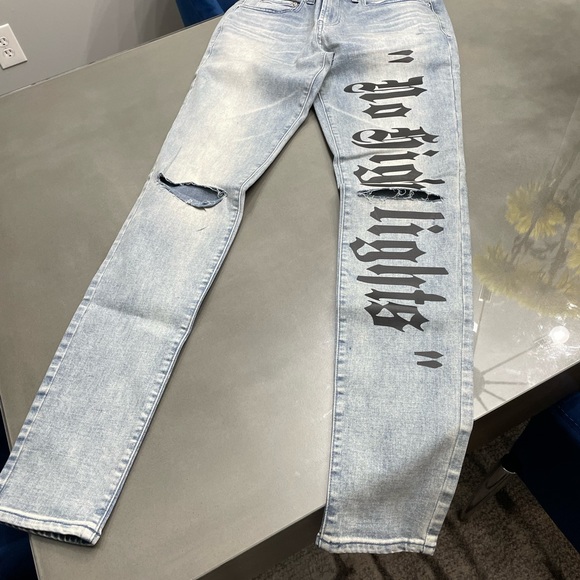 No Highlights Skinny Jeans Blue Size 32 - Picture 1 of 4